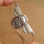 Beetle Bangle Bracelet, Si..